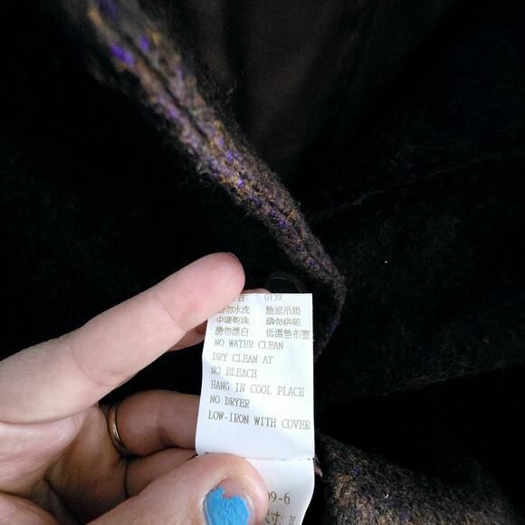 Shiatzy Chen Wool Blend Brown Jacket Size F 36 (US size 6)– Minimalist, Designer - Picture 10 of 14